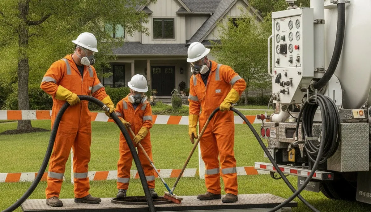 Septic tank cleaning service in Berkeley, CA for home plumbing maintenance and repairs